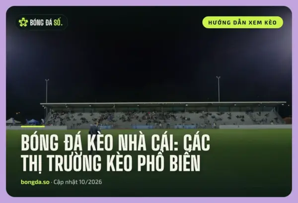 Bóng đá kèo nhà cái: Các thị trường kèo phổ biến và khi nào nên xem từng loại 10 bong da keo nha cai san bong sang