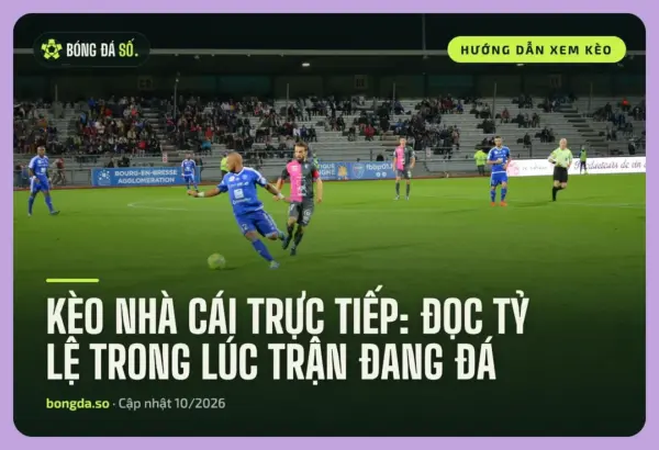 Kèo nhà cái trực tiếp: Đọc tỷ lệ trong trận và những điều cần cẩn trọng 9 keo nha cai truc tiep tran bong da